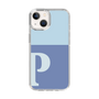 Slim Protection Case［ Original - initial two tone - P blue ］