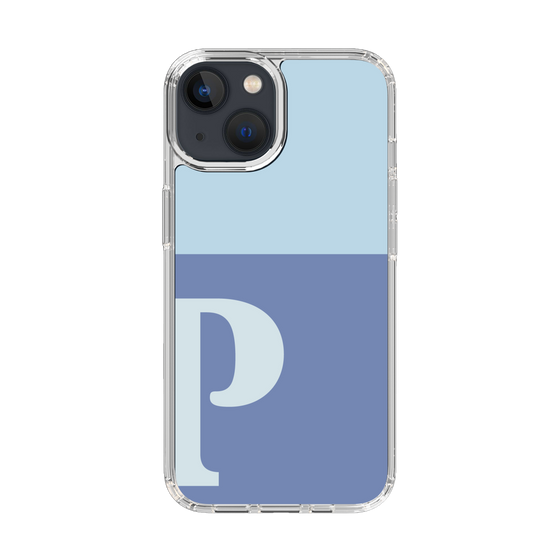 Slim Protection Case［ Original - initial two tone - P blue ］