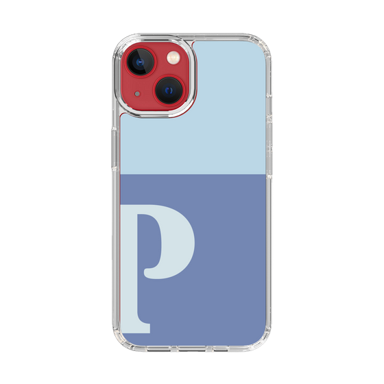 Slim Protection Case［ Original - initial two tone - P blue ］