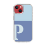 Slim Protection Case［ Original - initial two tone - P blue ］