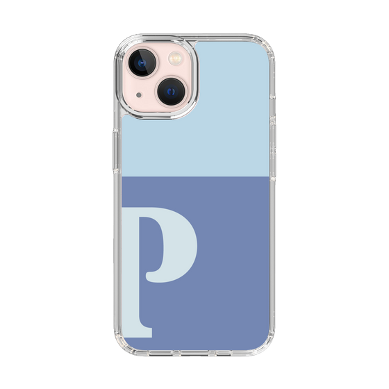 Slim Protection Case［ Original - initial two tone - P blue ］