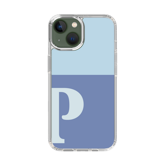 Slim Protection Case［ Original - initial two tone - P blue ］
