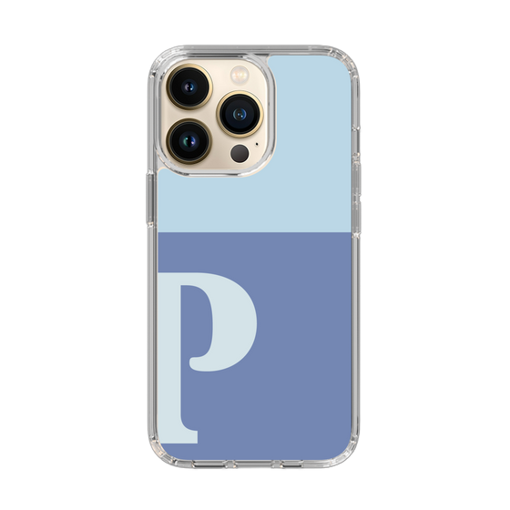 Slim Protection Case［ Original - initial two tone - P blue ］
