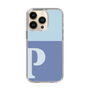 Slim Protection Case［ Original - initial two tone - P blue ］