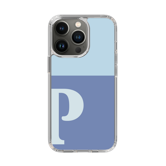 Slim Protection Case［ Original - initial two tone - P blue ］