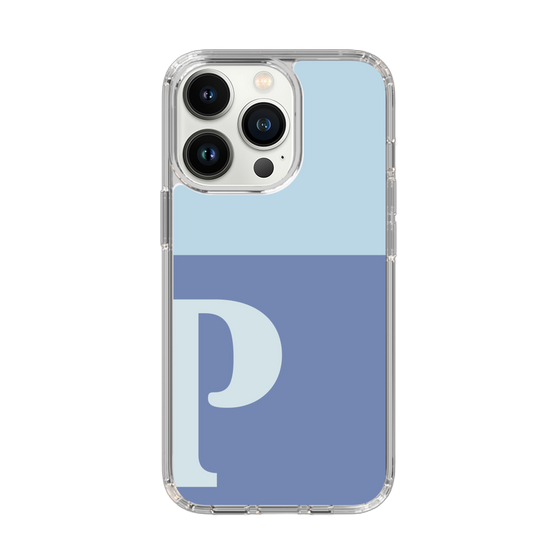 Slim Protection Case［ Original - initial two tone - P blue ］