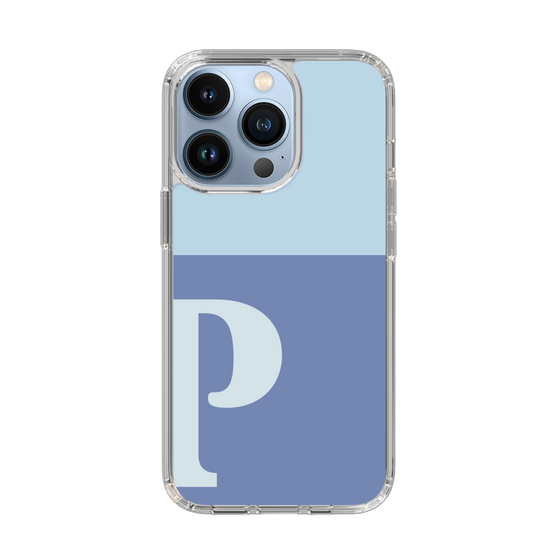 Slim Protection Case［ Original - initial two tone - P blue ］