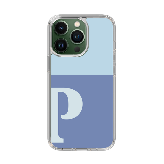 Slim Protection Case［ Original - initial two tone - P blue ］
