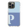 Slim Protection Case［ Original - initial two tone - P blue ］