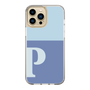 Slim Protection Case［ Original - initial two tone - P blue ］
