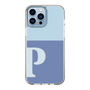 Slim Protection Case［ Original - initial two tone - P blue ］