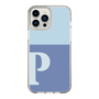 Slim Protection Case［ Original - initial two tone - P blue ］