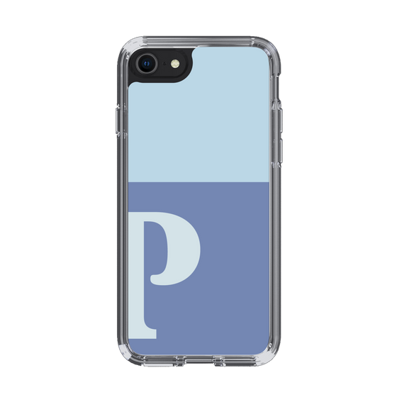 Slim Protection Case［ Original - initial two tone - P blue ］