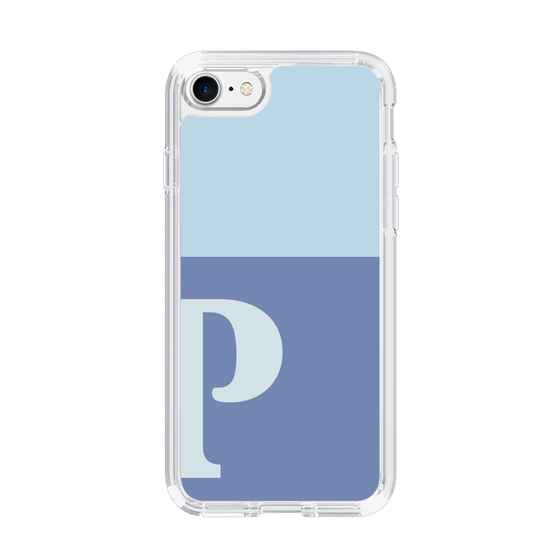 Slim Protection Case［ Original - initial two tone - P blue ］