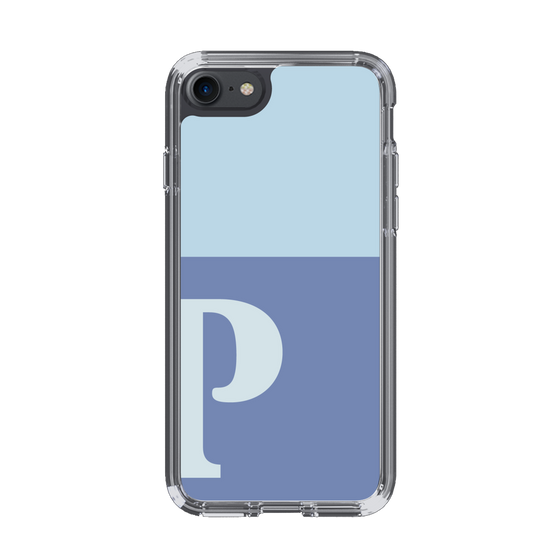 Slim Protection Case［ Original - initial two tone - P blue ］