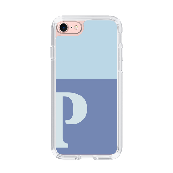 Slim Protection Case［ Original - initial two tone - P blue ］