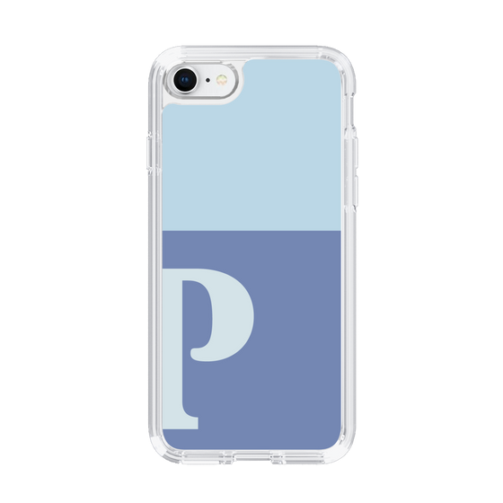 Slim Protection Case［ Original - initial two tone - P blue ］