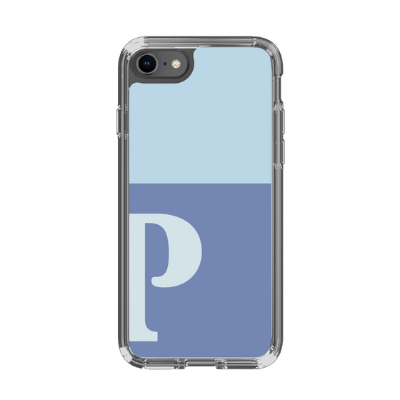 Slim Protection Case［ Original - initial two tone - P blue ］
