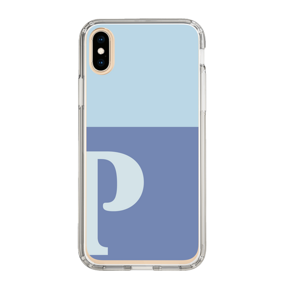 Slim Protection Case［ Original - initial two tone - P blue ］