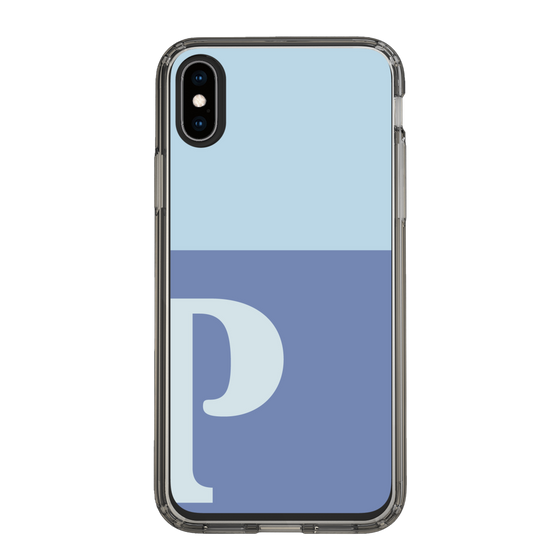 Slim Protection Case［ Original - initial two tone - P blue ］