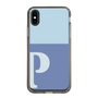 Slim Protection Case［ Original - initial two tone - P blue ］