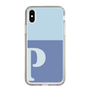 Slim Protection Case［ Original - initial two tone - P blue ］