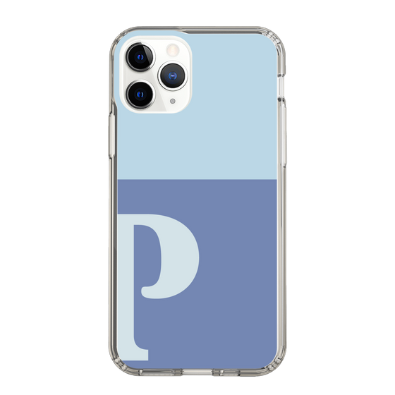 Slim Protection Case［ Original - initial two tone - P blue ］