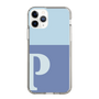 Slim Protection Case［ Original - initial two tone - P blue ］