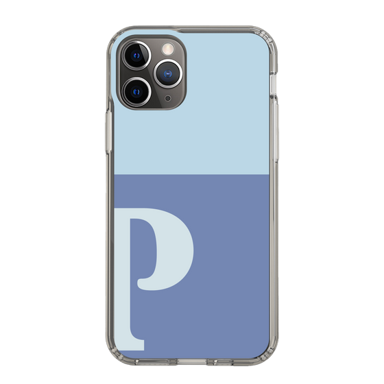 Slim Protection Case［ Original - initial two tone - P blue ］