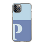 Slim Protection Case［ Original - initial two tone - P blue ］