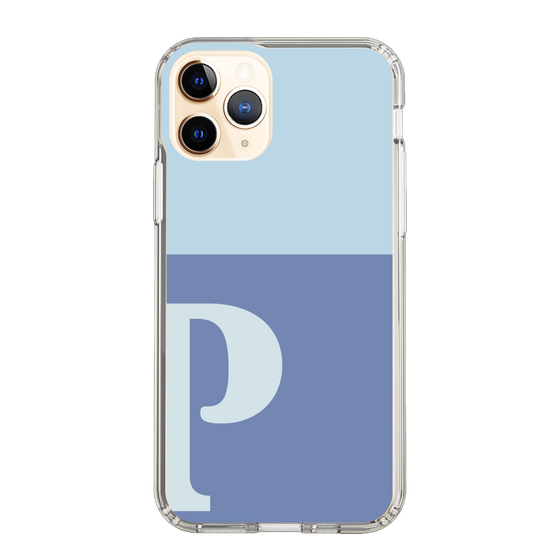 Slim Protection Case［ Original - initial two tone - P blue ］