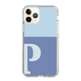 Slim Protection Case［ Original - initial two tone - P blue ］