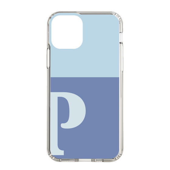 Slim Protection Case［ Original - initial two tone - P blue ］