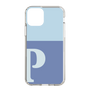 Slim Protection Case［ Original - initial two tone - P blue ］