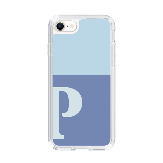Slim Protection Case［ Original - initial two tone - P blue ］