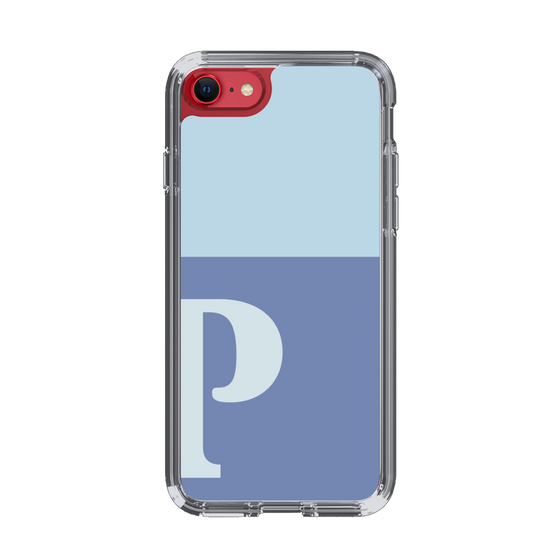 Slim Protection Case［ Original - initial two tone - P blue ］