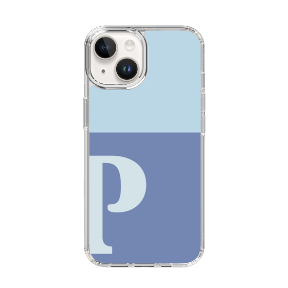 Slim Protection Case［ Original - initial two tone - P blue ］