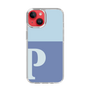 Slim Protection Case［ Original - initial two tone - P blue ］