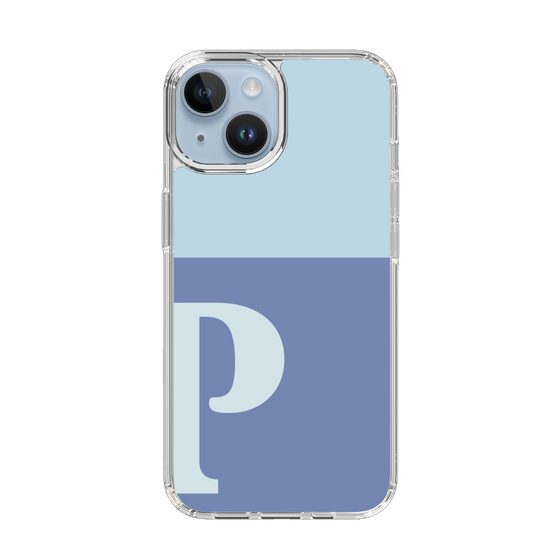 Slim Protection Case［ Original - initial two tone - P blue ］