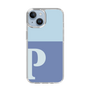 Slim Protection Case［ Original - initial two tone - P blue ］