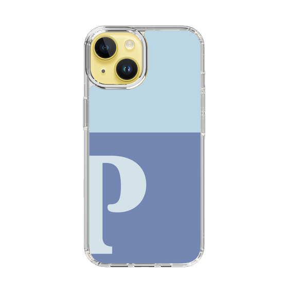 Slim Protection Case［ Original - initial two tone - P blue ］