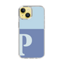 Slim Protection Case［ Original - initial two tone - P blue ］