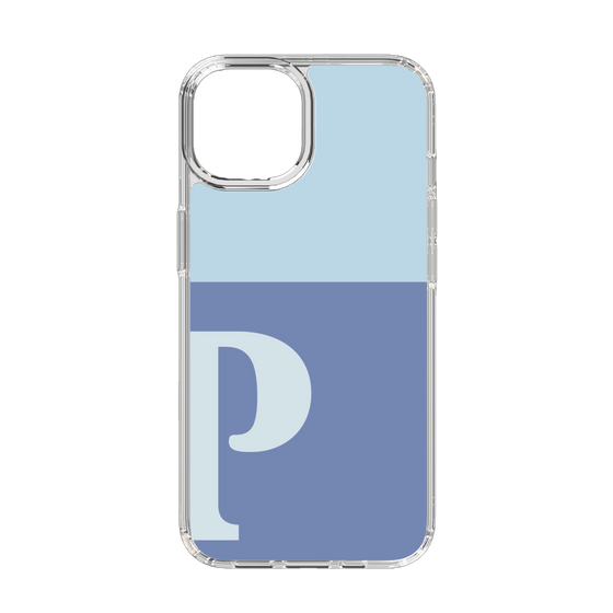Slim Protection Case［ Original - initial two tone - P blue ］
