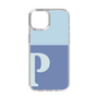 Slim Protection Case［ Original - initial two tone - P blue ］