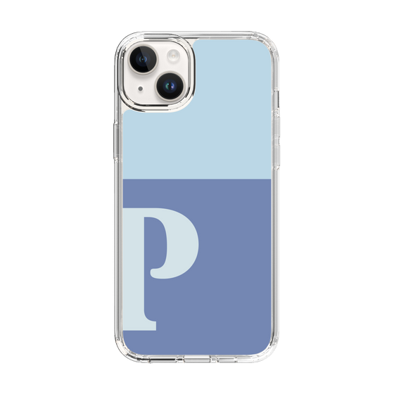 Slim Protection Case［ Original - initial two tone - P blue ］