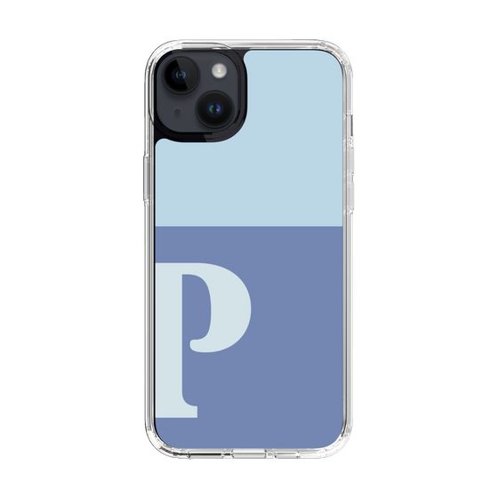Slim Protection Case［ Original - initial two tone - P blue ］