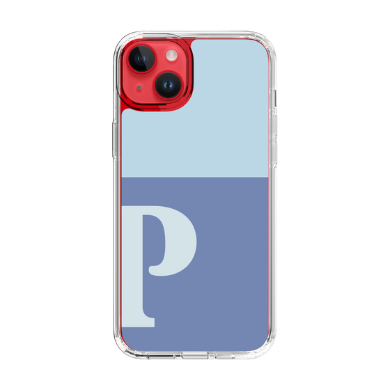 Slim Protection Case［ Original - initial two tone - P blue ］