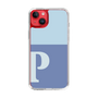 Slim Protection Case［ Original - initial two tone - P blue ］