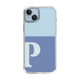Slim Protection Case［ Original - initial two tone - P blue ］