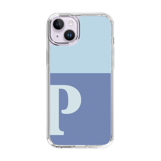 Slim Protection Case［ Original - initial two tone - P blue ］